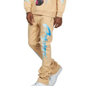 Offre Spéciale – Survêtement Unisexe en Coton Délavé à l'Acide avec Capuche et Pantalon Évasé, Logo Personnalisé, Hiver, Couleur Unie, Respirant, pour le Jogging - Product Image 3