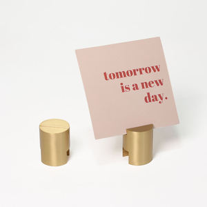 ที่ใส่การ์ดทองเหลืองทำด้วยมือสีทองคลิปป้ายคลิปหนีบรูปถ่ายสำหรับอุปกรณ์เสริมโต๊ะที่นั่งบัตรทองเหลืองงานแต่งงาน - Product Image 4