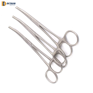 Pinces hémostatiques manuelles réutilisables droites et courbées, instrument chirurgical vétérinaire avec clip hémostatique et kit de sutures - Product Image 3
