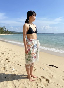 Hôtel écologique antimicrobien brodé Viskon Pestemal - Product Image 4