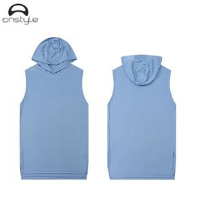 Débardeur d'été respirant à séchage rapide pour hommes, idéal pour la musculation en salle de sport, entraînement, sans manches, personnalisable avec logo, vêtement de sport performant - Product Image 1