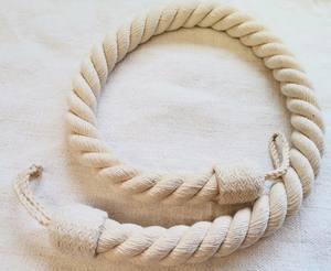 Cotton French <b>Vintage</b> Passementerie Rope Curtain Tieback - Product Image 1