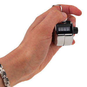 Compteur mécanique analogique, podomètre manuel, compteur à clics pour usage industriel, matériau métallique durable - Product Image 2