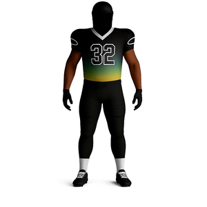 Uniformes de fútbol americano de manga corta transpirables personalizados para hombres, conjunto de Jersey y pantalones, 100% poliéster - Product Image 2