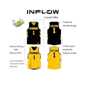 Sublimation Sequin Pratique Réversible Couleur Marron Logo Personnalisé Uniformes Gris Mens Basketball Jersey Set - Product Image 6