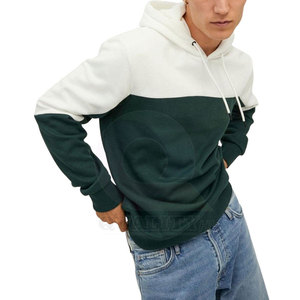 Sweat-shirt pour homme de haute qualité en gros, personnalisé, anti-boulochage, coton et polyester, pull à capuche épais en polaire, uni, écologique - Product Image 4