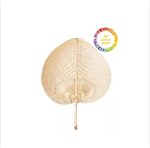 พัดลมเป่ามือไม้ไผ่วัสดุไม้ไผ่ธรรมชาติที่มาจากเวียดนามเหมาะสำหรับกิจกรรมฤดูร้อนการตกแต่งแบบดั้งเดิมและขายส่ง - Product Image 1