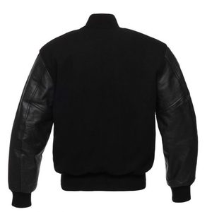 Custom Embroidery Chenille Patches Varsity Bomber Letterman College <b>Baseball</b> <b>Jackets</b> <b>for</b> <b>Men</b> - Product Image 3