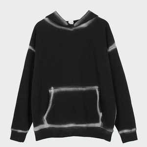 Alta calidad de gran tamaño Vintage lavado pesado francés Terry algodón personalizado Hip Hop Streetwear sudaderas con capucha para hombres - Product Image 2