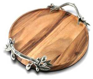 Bandeja de Madera Tallada con Diseño de Ciervo y Almacenamiento, Bandeja Decorativa - Product Image 4