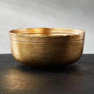 Lujoso cuenco de latón ecológico para servir patrones intrincados y pulido fino diseñado para ocasiones especiales y uso diario - Product Image 3