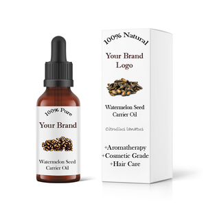 Aceite portador de semillas de sandía de grado cosmético puro 100% prensado en frío Citrullus Lanatus ISO 9001 volumen personalizado certificado - Product Image 2