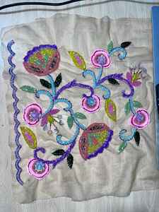 Nuevo Tejido de Encaje Guipur Bordado Soluble en Agua con Patrón Floral Grande y Volantes para Vestidos de Novia de Mujer - Product Image 5