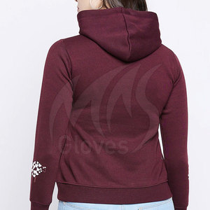 Sweats à capuche personnalisés de haute qualité pour femmes à vendre en gros Lady Pullover Hoodies - Product Image 3