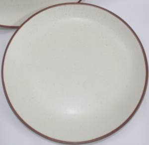 Assiettes à dîner en porcelaine blanche classique en gros bon marché personnalisées pour les fêtes - Product Image 4