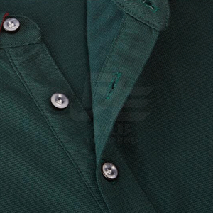 เสื้อถักผู้ชายผ้าฝ้ายแท้ 100% ขายส่ง รับผลิตแบบ OEM ทรงคลาสสิค แห้งเร็ว ระบายอากาศได้ดี คุณภาพสูง - Product Image 3