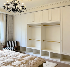 <span class=keywords><strong>Armario</strong></span> de Madera para Guardar Objetos, Armarios para Habitación con Puertas Corredizas de Vidrio, <span class=keywords><strong>Armario</strong></span> con Espejo para Dormitorio - Product Image 6