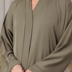 Abayas entièrement personnalisées pour femmes, prix de gros, nouveau design, vêtements islamiques pour femmes, robe musulmane Abaya en gros - Product Image 1