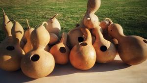 ขายดี! กรงนกมะระทำด้วยมือ: ความงามตามธรรมชาติสำหรับสวนของคุณคุณภาพสูง & มีเสมอ-ดอกบัวสีน้ำเงิน - Product Image 4