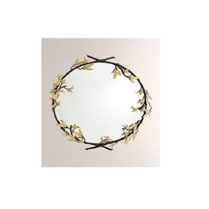 Tema dorado, montaje en pared de Metal moderno y elegante, decoración para sala de estar, espejos recién llegados, espejos de pared redondos, decoración de pared decorativa - Product Image 5