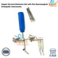Ensemble de distracteurs cervicaux Caspar, instruments neurochirurgicaux et orthopédiques, acier inoxydable de qualité chirurgicale, réutilisables, autoclavables