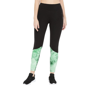 Mallas clásicas alineadas con logotipo personalizado para mujer, ropa deportiva, mallas sin costuras con fruncido para mujer, mallas deportivas roscadas - Product Image 2