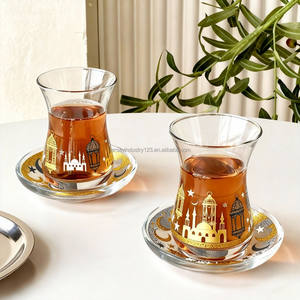 Juego de Tazas de Té Ramadán Kareem, Juego de Tazas de Té y Tetera de Estilo Árabe, Juego de Vasos Festivos - Product Image 2
