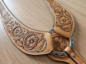 Haute qualité One-Ear Headstall et collier de poitrine Horse Tack Set Prix de gros - Product Image 4