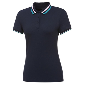 Ropa deportiva de Golf de manga corta para mujer con estilo para polos, tela de punto transpirable de secado rápido, ropa deportiva para exteriores con logotipo personalizado - Product Image 3