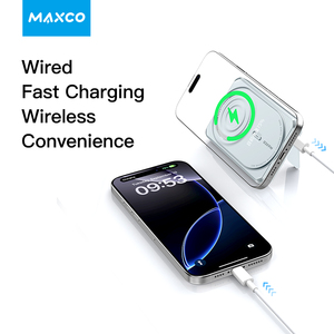 Maxco ที่ชาร์จไร้สายระบบแม่เหล็ก PD 20W 10000mAh สำหรับ <span class=keywords><strong>iPhone</strong></span> 12 13/13 <span class=keywords><strong>Pro</strong></span> <span class=keywords><strong>14</strong></span>/<span class=keywords><strong>14</strong></span> <span class=keywords><strong>Pro</strong></span> 15/15 <span class=keywords><strong>Pro</strong></span> 16/16 <span class=keywords><strong>PRO</strong></span> <span class=keywords><strong>MAX</strong></span> - Product Image 3