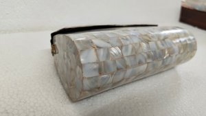 Bolsos de Concha de Nácar Hechos a Mano, Diseño de Mosaico Natural, Gran Capacidad, Duraderos, Impermeables, Bolsos de Lujo para Profesionales - Product Image 4