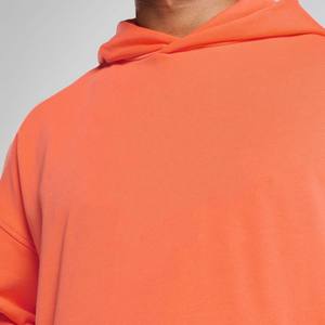 Sudaderas con capucha para hombre con logotipo personalizado 100% de algodón con hombros caídos y bolsillos funcionales, Sudadera con capucha en blanco de gran tamaño, sudaderas con capucha de peso pesado - Product Image 5