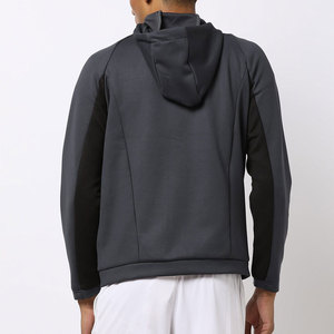 Best Price Trendy Men's Windproof <b>Polyester</b> <b>Hoodie</b> Jacket Custom Color Plain Dyed Technique for Winter Outfit - Product Image 2