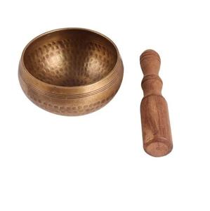 ชามทองเหลืองสำหรับอุปกรณ์นั่งสมาธิเพื่อความสงบและบรรเทาความเครียดพร้อมขายจากอินเดีย - Product Image 2