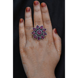 Nouvel arrivage de bagues occidentales à la mode pour femmes et filles, faites à la main, en argent à la mode - Product Image 5