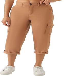 Pantalones de Mujer de Alta Calidad con Cierre de Botones, Corte Clásico, Color Personalizado, Ligeros - Product Image 3
