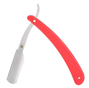 มีดโกนสำหรับผู้ชายมีดโกนแบบพับได้ใบมีดสแตนเลสใบมีดคมแบบโบราณปลอดภัย - Product Image 4