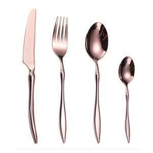 High Demand Knife Fork Spoon Luxury <b>Stainless</b> <b>Steel</b> <b>Cutlery</b> Set Silver Flatware Housewarming Gift - Product Image 1