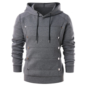 Sudadera con capucha de algodón de mezcla pesada cómoda informal para hombre, duradera, ligera para invierno, sudaderas con capucha y sudaderas para hombre - Product Image 1