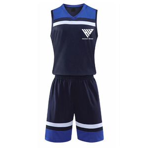 Ensemble de maillots de basket-ball à séchage rapide pour hommes et vêtements d'équipe, couleur unie personnalisable et coupe confortable - Product Image 2