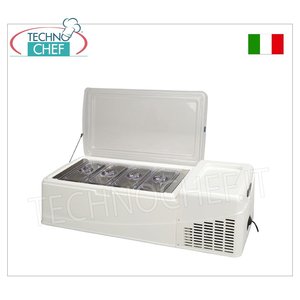 Vitrine à glaces de comptoir commerciale avec couvercle complet - Product Image 4