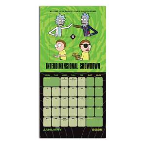 2025 for Rick and Morty Paper <b>Calendar</b> - Product Image 4