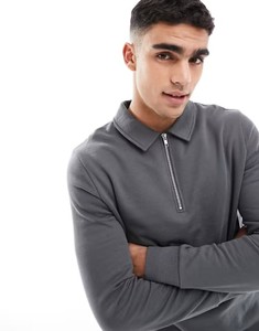 Sudadera térmica extragrande con cremallera de 1/4 cuartos y logotipo personalizado, Sudadera con capucha y media cremallera de algodón 100% para hombre, sudaderas con cremallera - Product Image 1