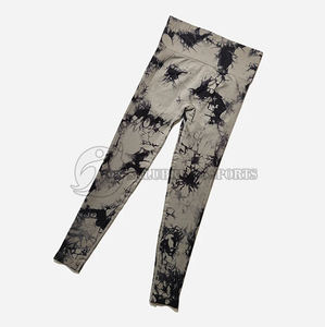 Nouveaux leggings de sport push-up sans couture tie-dye pour femmes taille haute vêtements de sport de fitness taille moyenne avec legging à motif solide - Product Image 6
