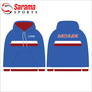 Sudadera con capucha extragrande personalizada para hombre, sudadera de chándal de longitud larga con logotipo de rendimiento 3D, técnica de sublimación impermeable bordada - Product Image 5