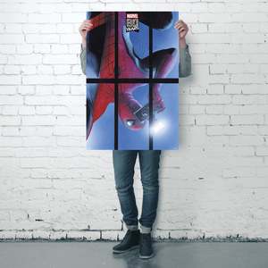 Affiche du 80e anniversaire de Spider-Man de Marvel Comics, style design moderne, en papier, pour utilisation murale - Product Image 4