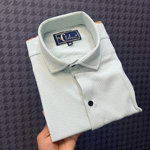 OEM/ODM Camisas Para Hombres Men's Factory Wholesale High Quality Full Sleeve Floral Poplin Casual Business Dress <b>Shirts</b> - Product Image 3