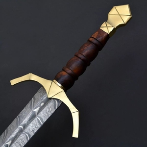 2025 Wholesale Price Top Quality Damascus Steel Handmade <b>Sword</b> Custom Design Stainless Steel Damascus <b>Sword</b> - Product Image 4