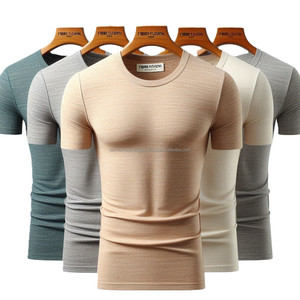 T-shirts décontractés à col rond pour hommes fabriqués au Bangladesh 100% coton tricoté respirant séchage rapide surdimensionné manches courtes XS autre blanc - Product Image 6