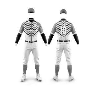 Uniforme de baseball personnalisé par sublimation |   Tenue de baseball d'équipe avec logo et numéros personnalisés |   Ensemble de baseball en polyester respirant - Product Image 5